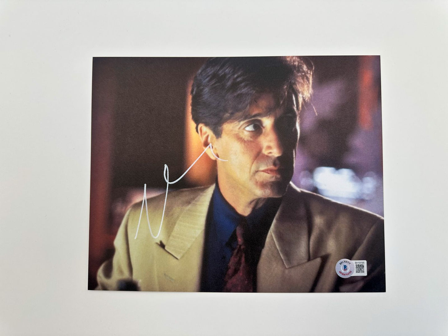 Al Pacino Fotografía Autografiada firma certificada por Beckett BH19195