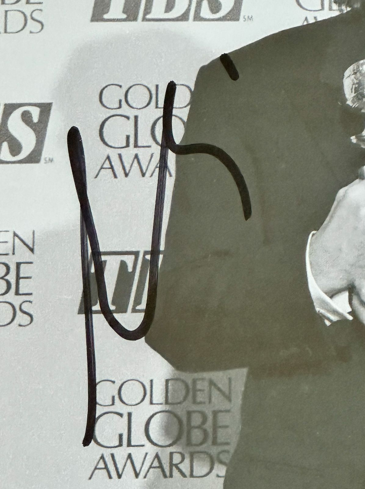 Al Pacino Fotografía Autografiada Enmarcada Globo de Oro firma certificada por PSA T22208.