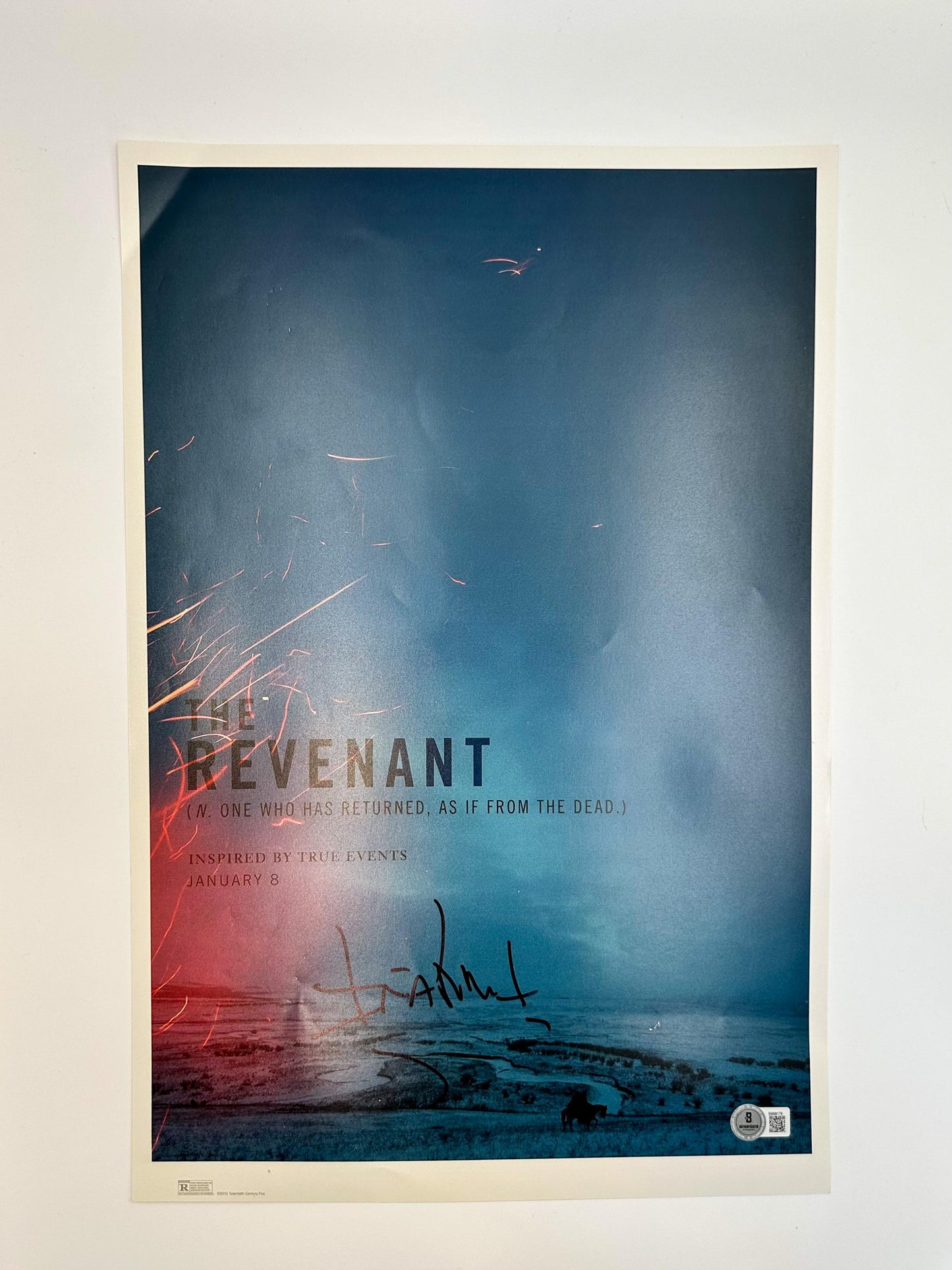Alejandro González Iñarritu fotografía autografiada firma certificada por Beckett BM98179