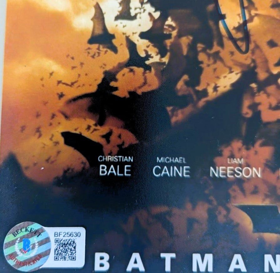 Christian Bale “Batman” Fotografía Autografiada firma certificada por Beckett BF25630