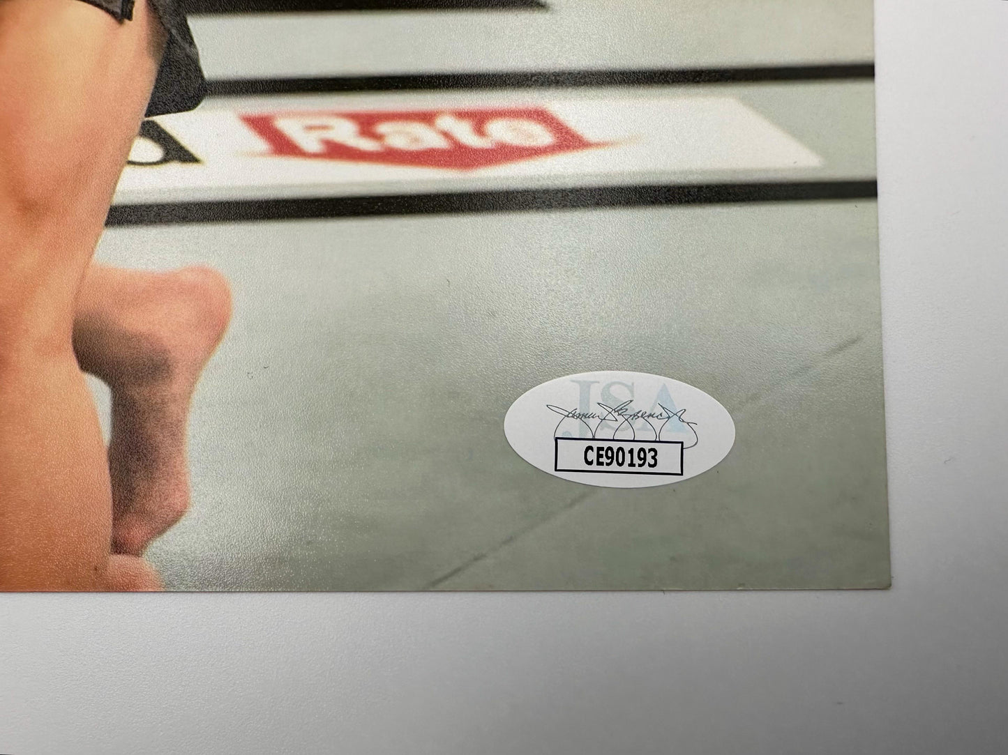 Brandon Moreno Fotografía Autografiada UFC certificado JSA CE90193.