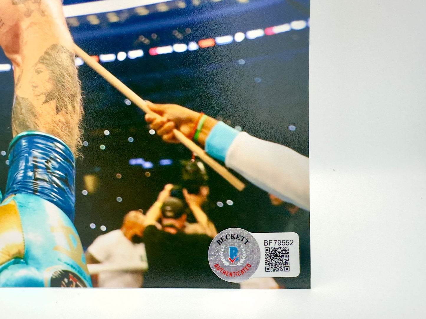 Saul “Canelo” Álvarez Fotografía Autografiada firma certificada por Beckett BF79552.