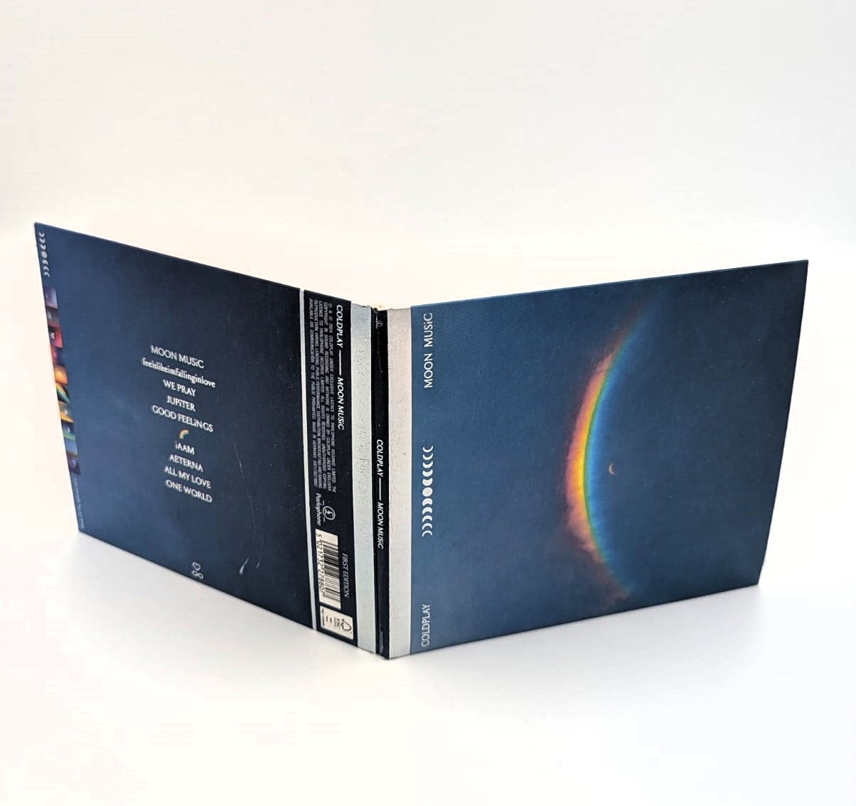 Coldplay Cd Autografiado por 4 integrantes autenticado por JSA AY80781 y AY80868