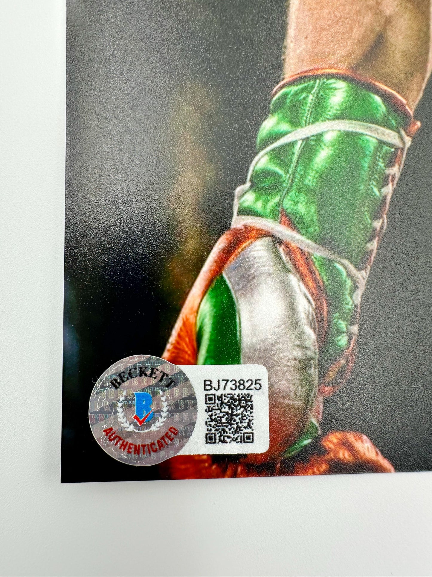 Conor McGregor Fotografía autografiada UFC, firma certificada por la compañía Beckett con el número BJ73825