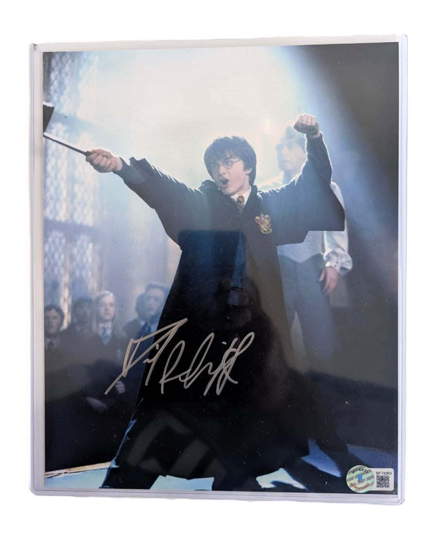 Daniel Radcliffe Harry Potter Fotografía Autografiada firma certificada por Beckett BF74983