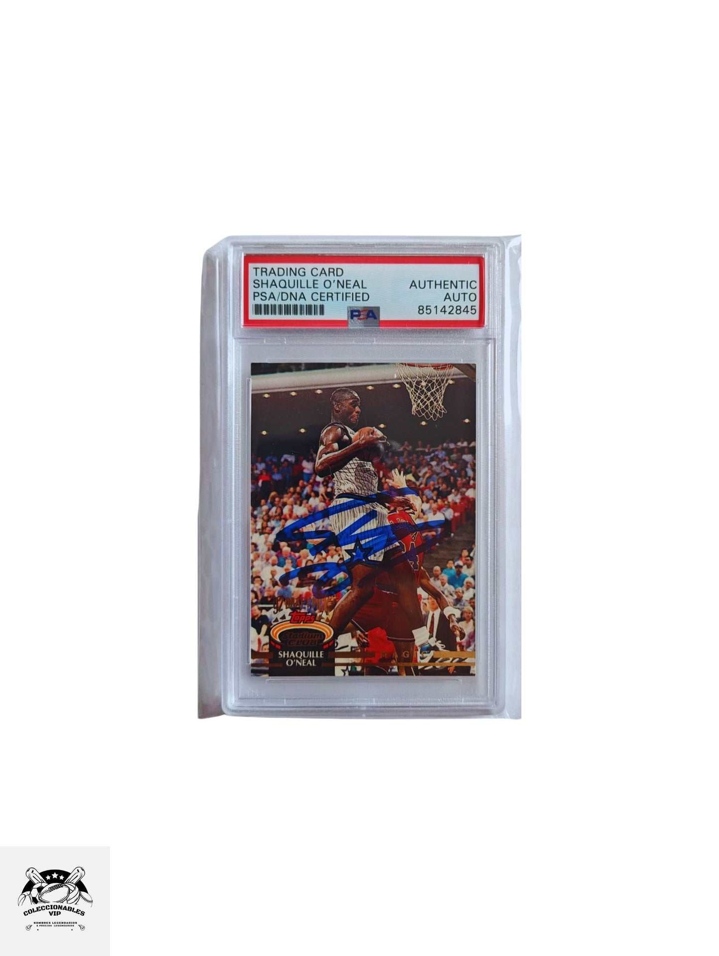 Shaquille O’neal Tarjeta Orlando Magic autografiada autenticada por PSA 85142845.