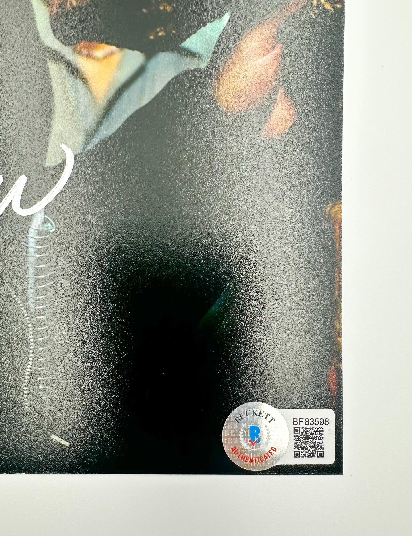 Guillermo del Toro fotografía autografiada Hellboy firma certificada por Beckett BF83598.
