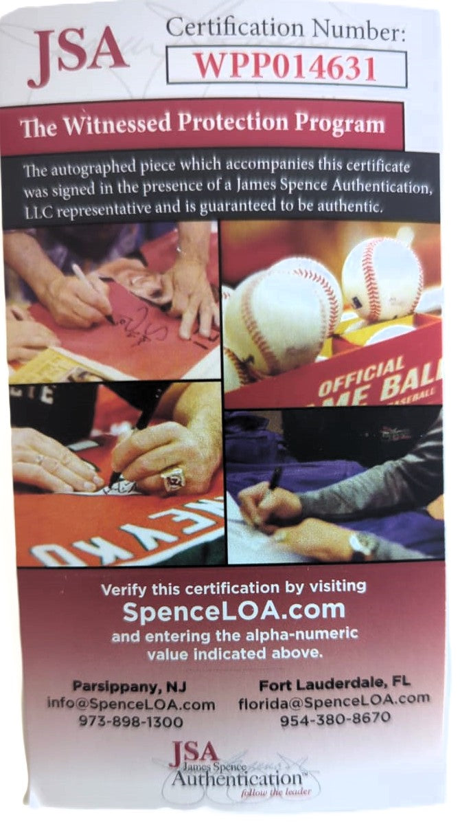 Joe Montana Playera 49ers Autografiada firma autenticada por la compañía JSA WPP014631