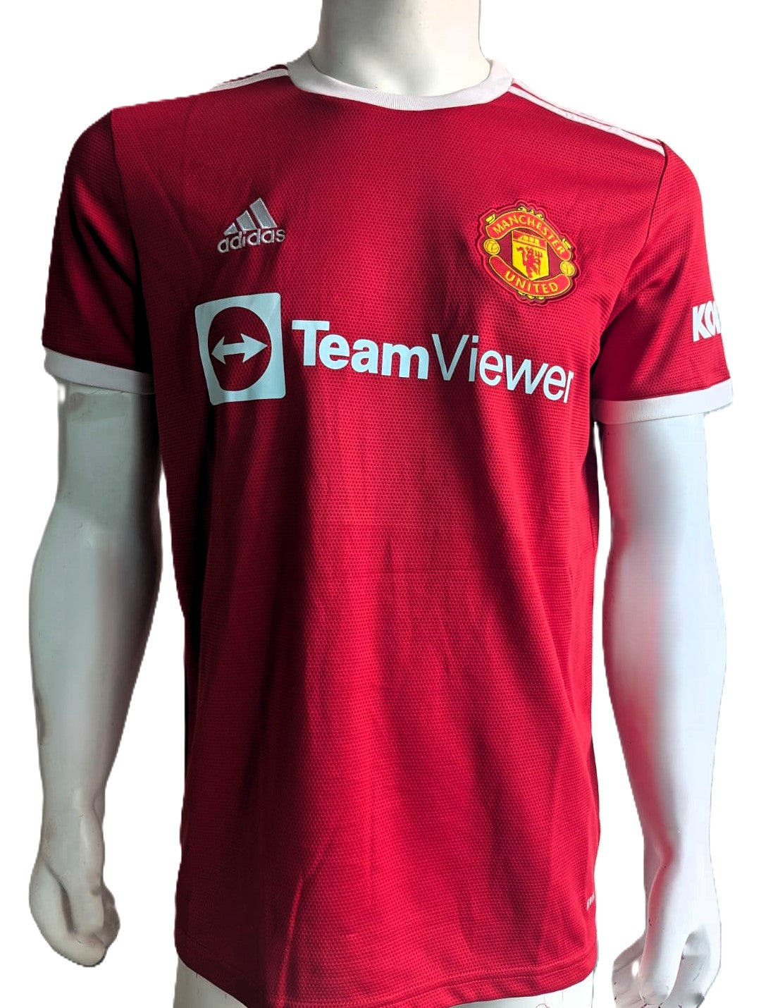 Harry Maguire Playera Manchester United autografiada firma autentificada por la compañía Beckett con el número BB94779.