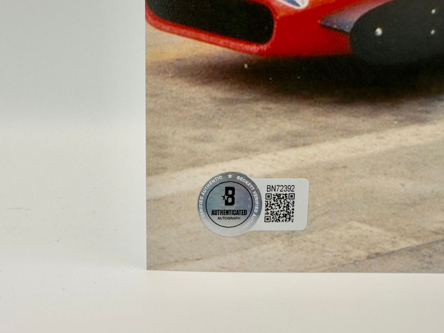 Mario Andretti “Ganador Indy 500” Fotografía F1 Autografiada firma certificada por Beckett BN72392.