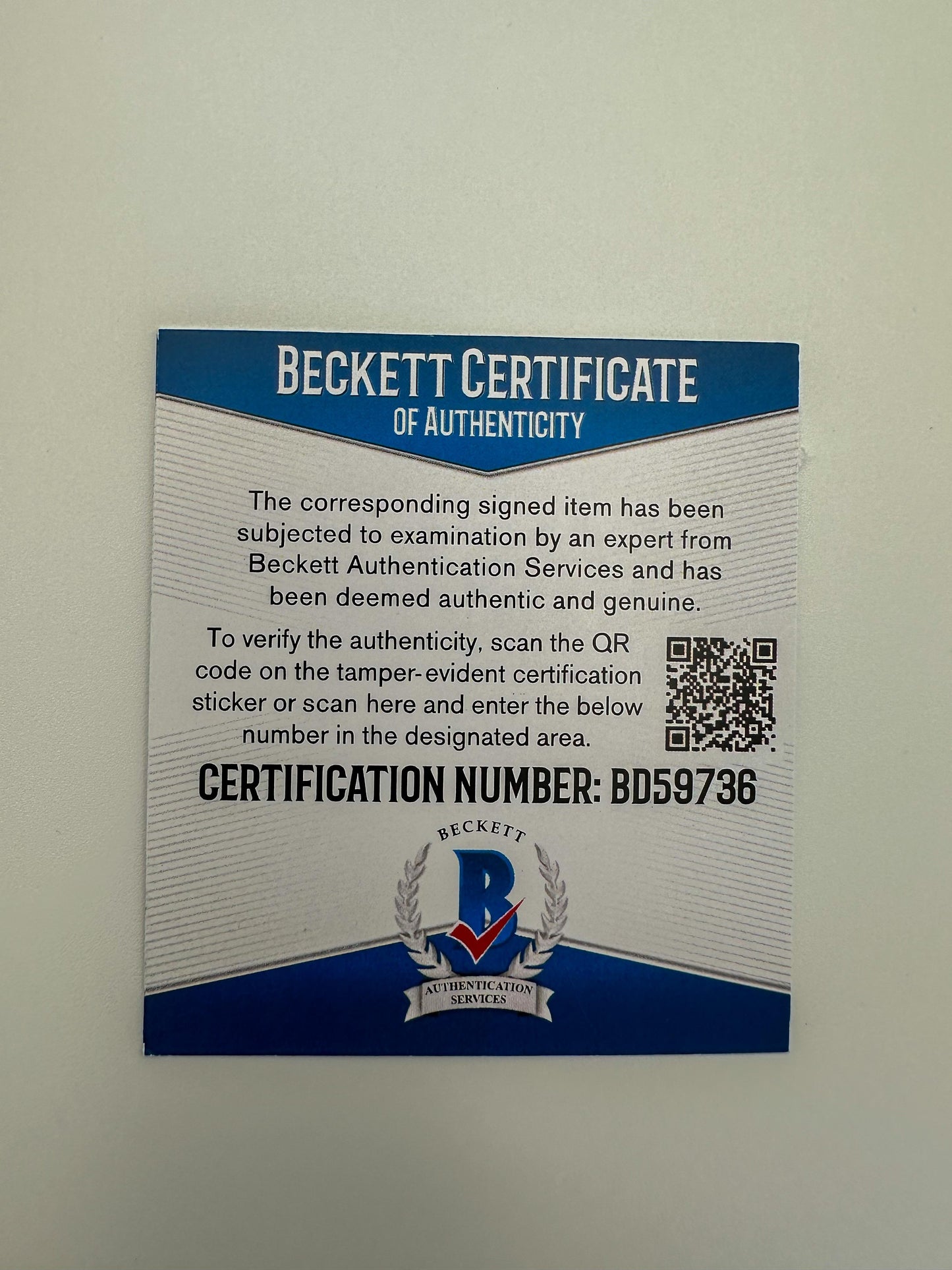 Michael J. Fox Fotografía autografiada “Volver al Futuro ”, firma certificada por la compañía Beckett con el número BD59736