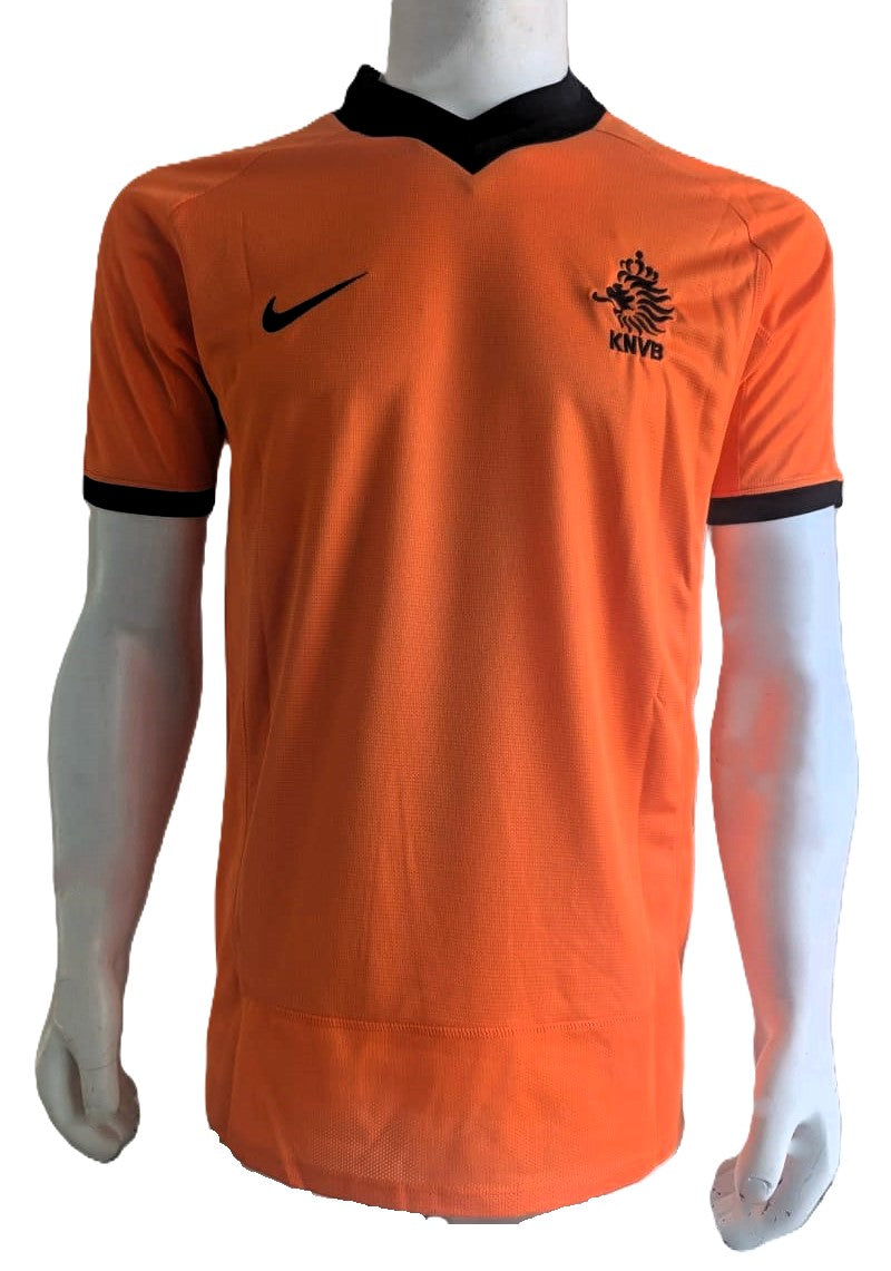 Patrick Kluivert Playera Holanda Paises Bajos autografiada firma autentificada por la compañía Beckett con el número BJ053188.
