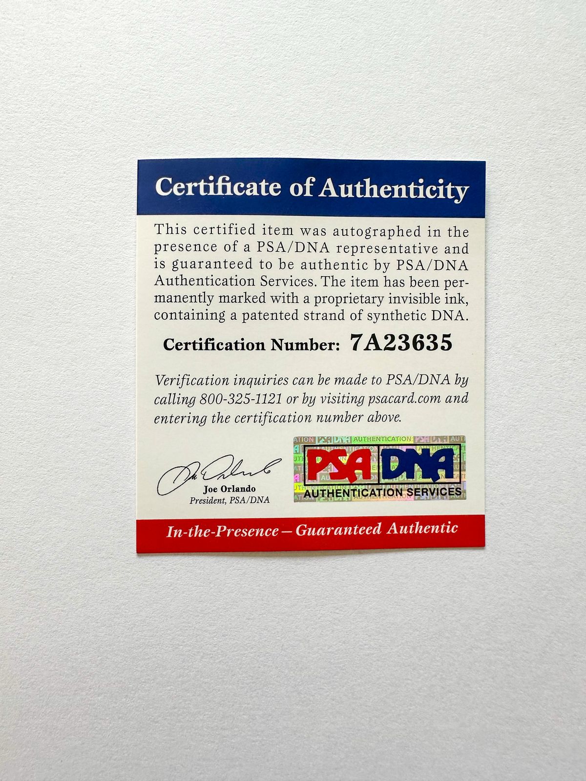 Pelé Playera Brasil Autografiada Certificada por PSA 7A23635.