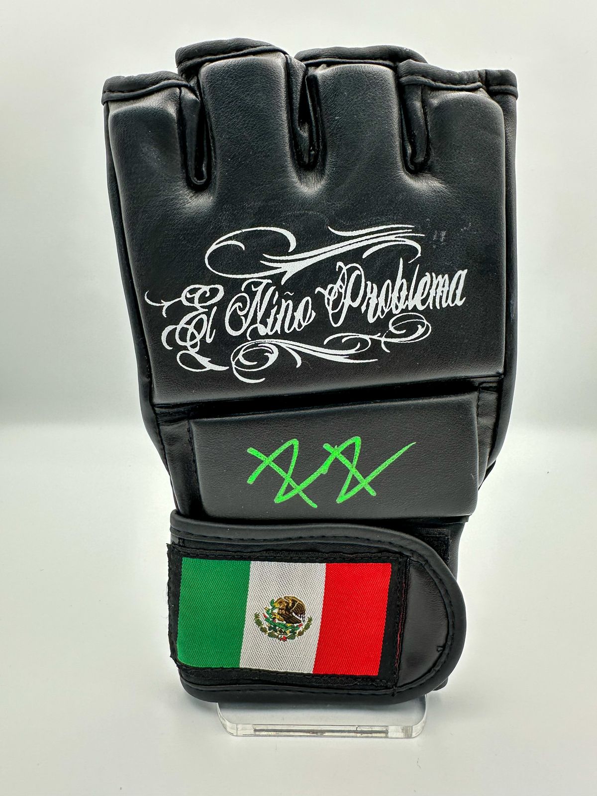 Raúl Rosas Jr. Guante MMA UFC autografiado firma certificada por PSA 3C68287