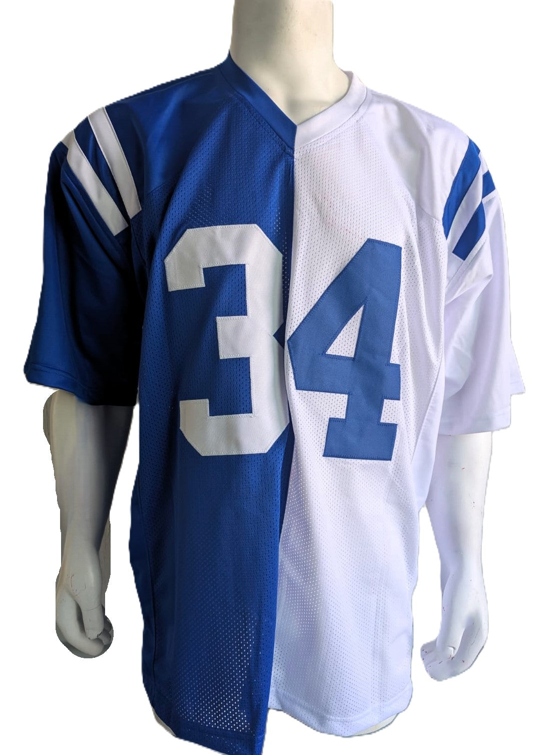 Isaiah Rodgers playera blanco y azul autografiada certificado JSA WIT991309