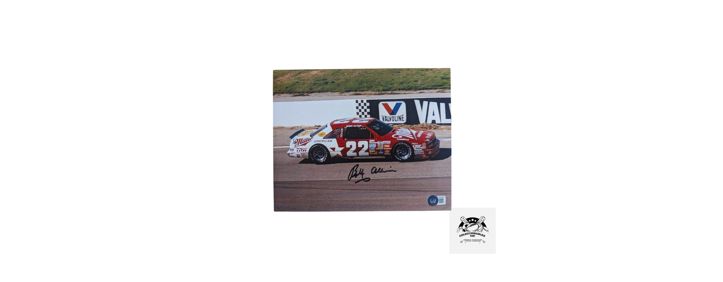 Bobby Allison fotografía autografiada certificada por Beckett BH049635
