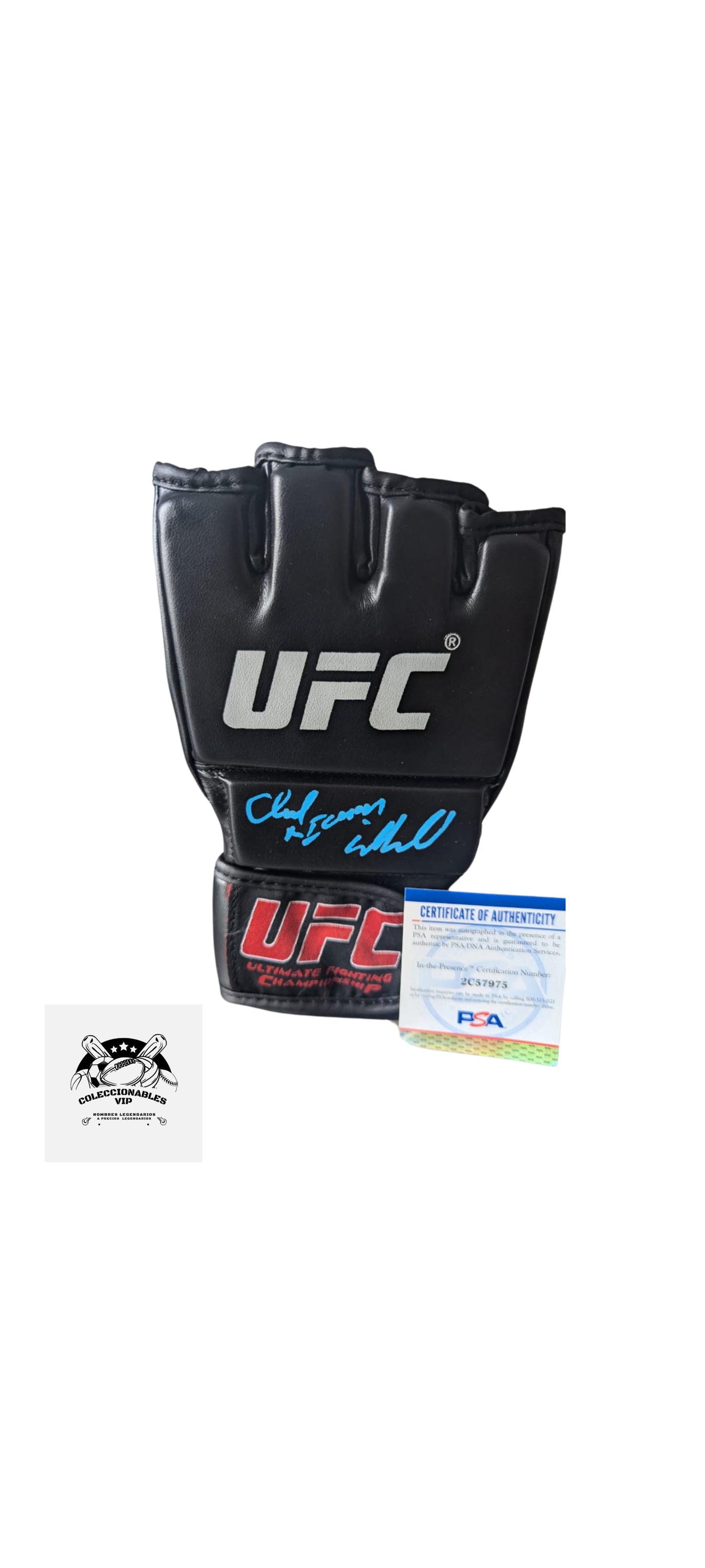 Chuck Liddell “The Iceman” guante autografiado certificado por PSA 2C57975