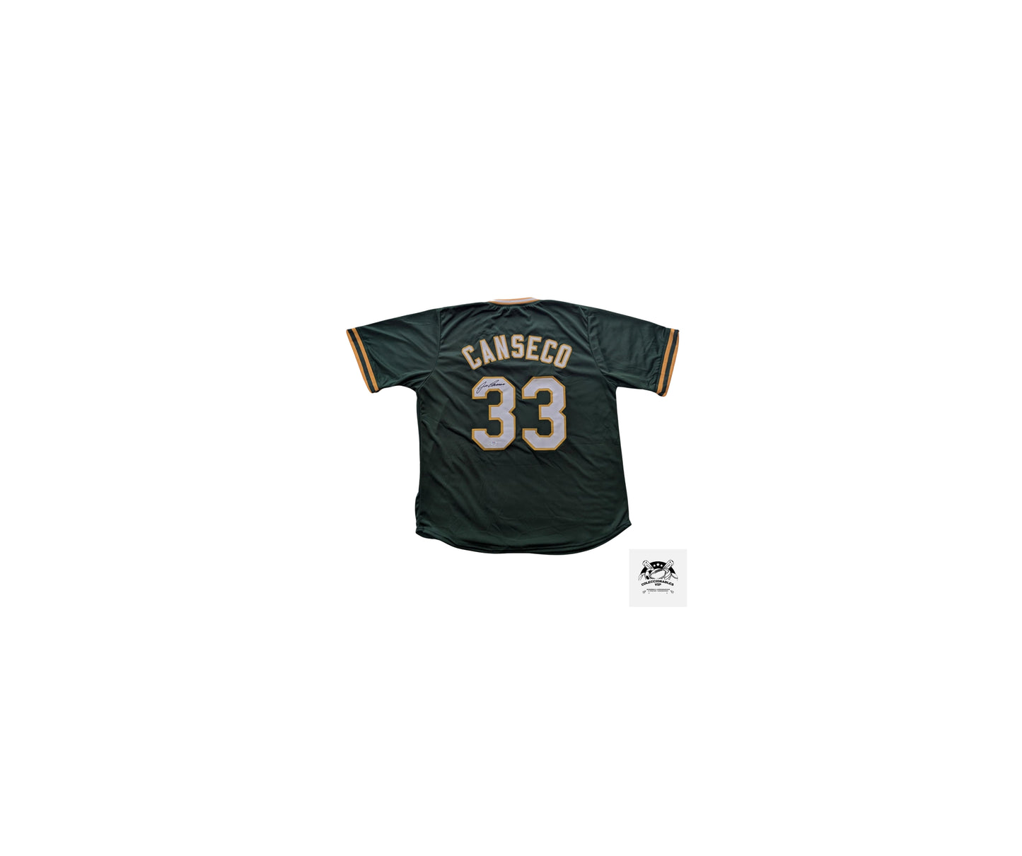 José Canseco playera MLB Oakland Athletics autografiada certificada por PSA 1C38438