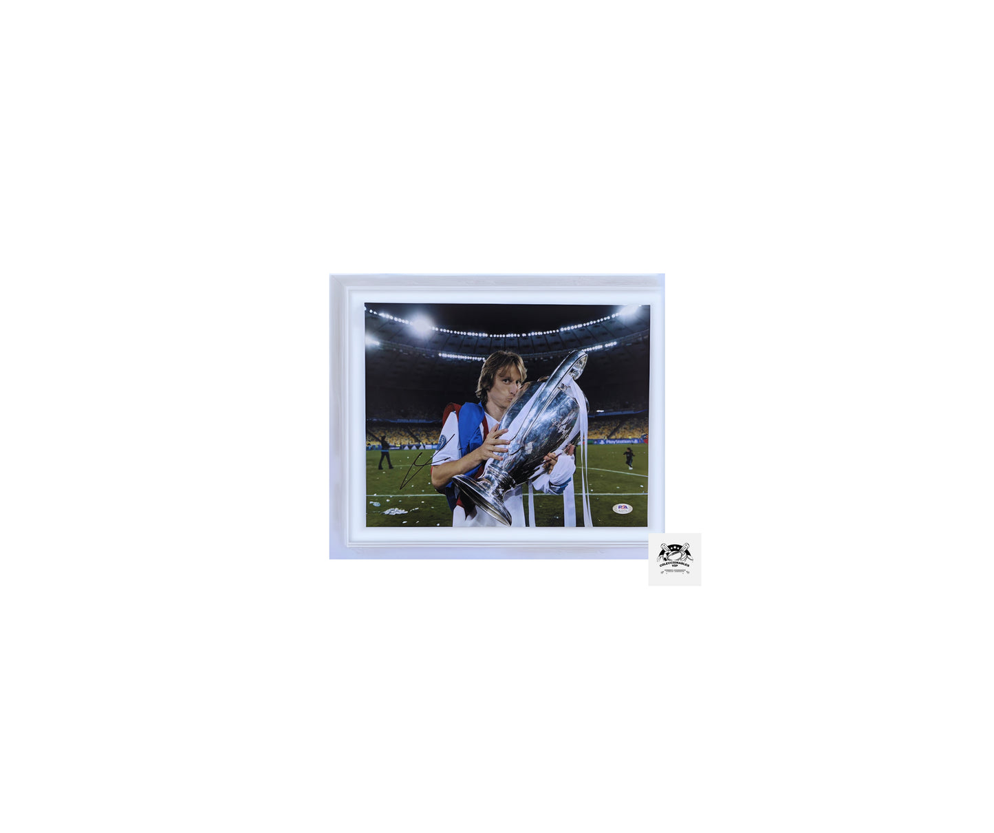 Luka Modric Copa fotografía autografiada certificada por PSA AL52774