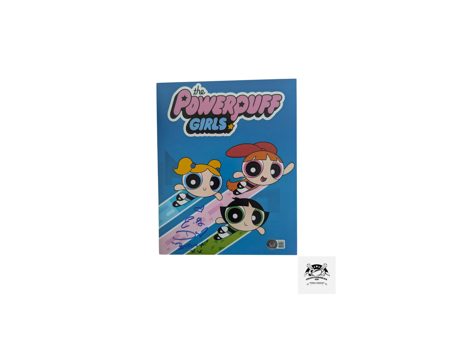 Chicas superpoderosas voz de Bellota EG Daily autografo Beckett BA52022