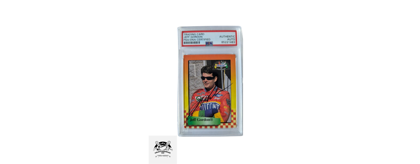 Jeff Gordon tarjeta autografiada certificada por PSA 85221483