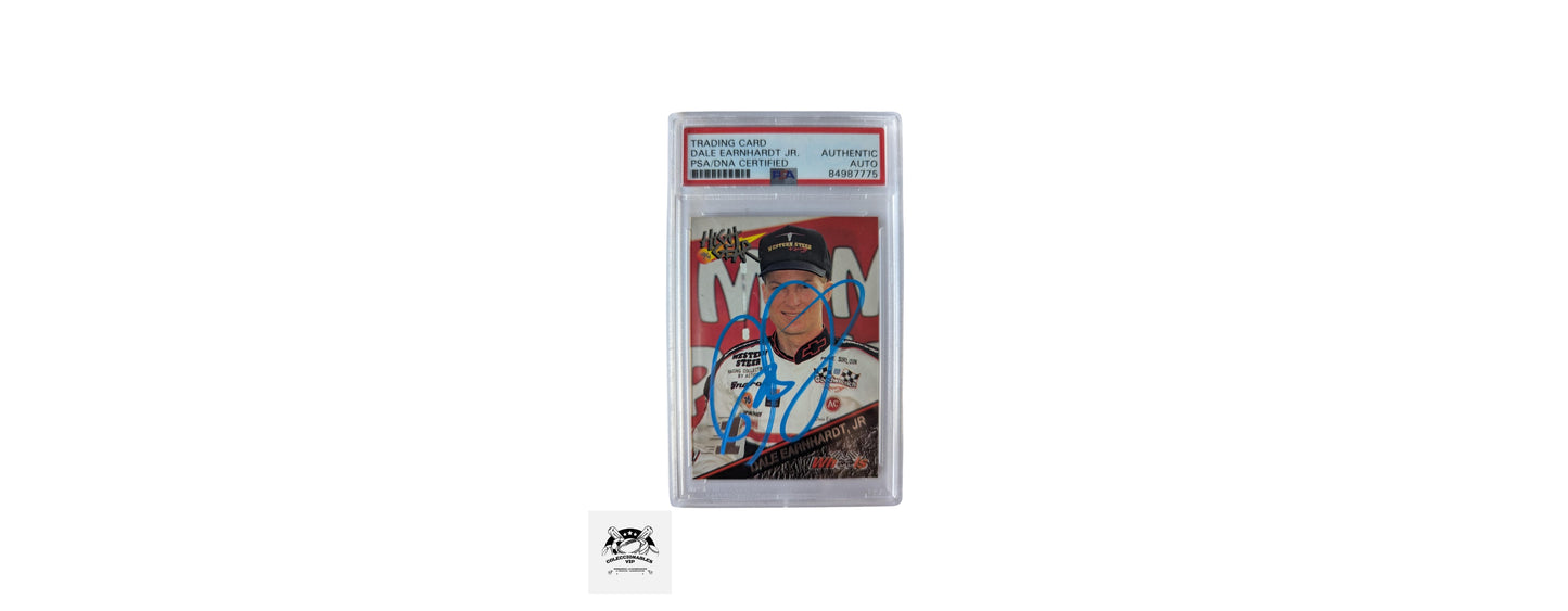 Dale Earnhardt Jr. tarjeta autografiada certificada por PSA 84987775