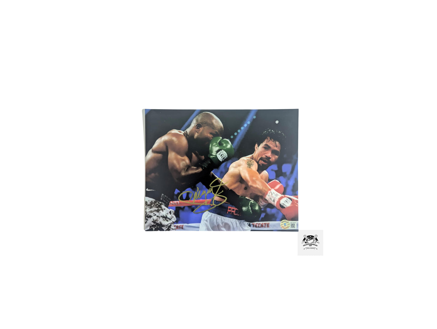 Manny Pacquiao Fotografía Autografiada firma certificada por Beckett BD23878