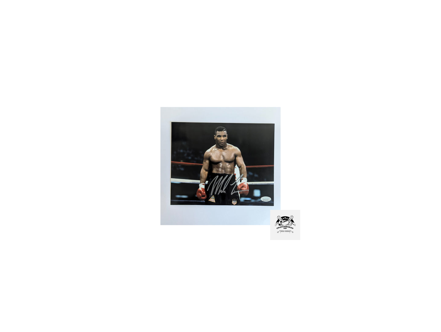 Mike Tyson fotografía autografiada certificada por JSA WPP090768