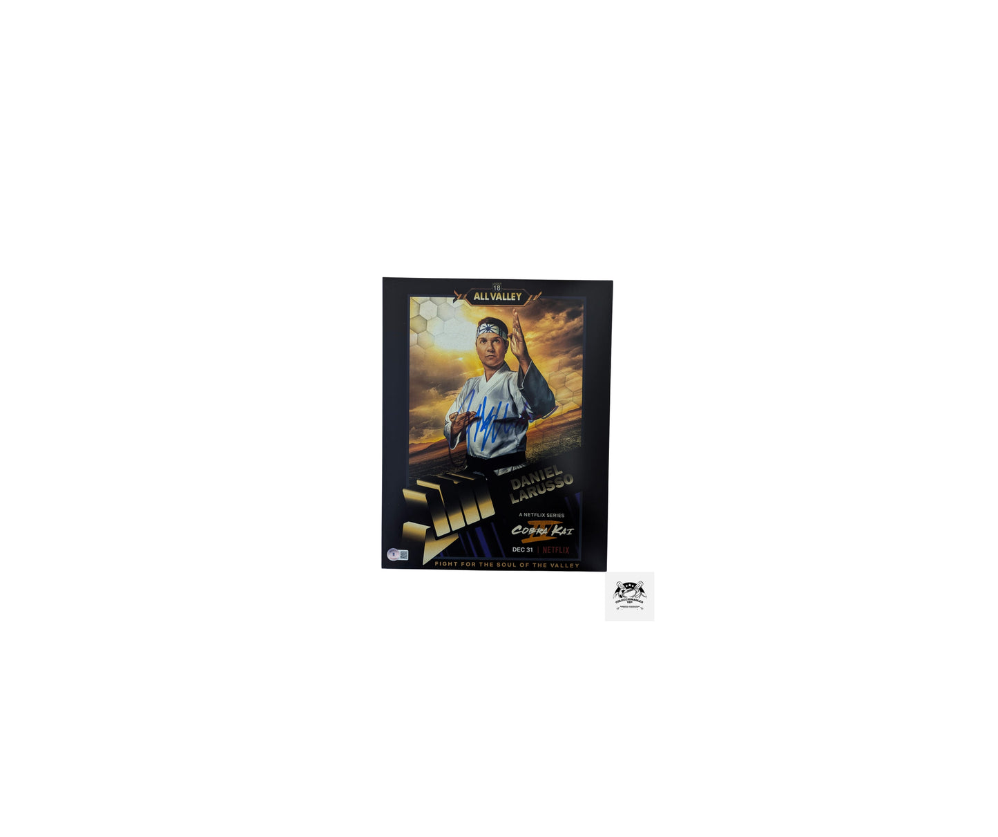 Ralph Macchio Cobra Kai foto autografiada firma certificada por Beckett WS84078