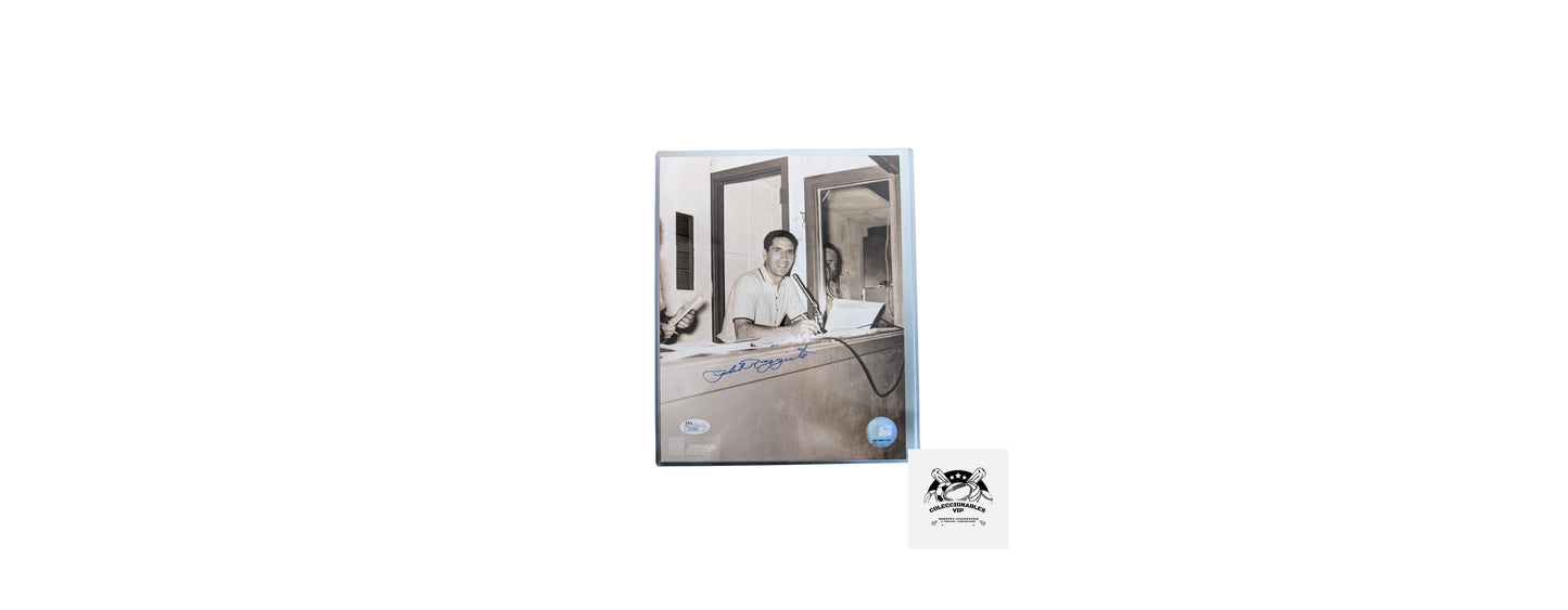 Phil Rizzuto fotografía autografiada, con certificado de autenticidad de JSA L91605