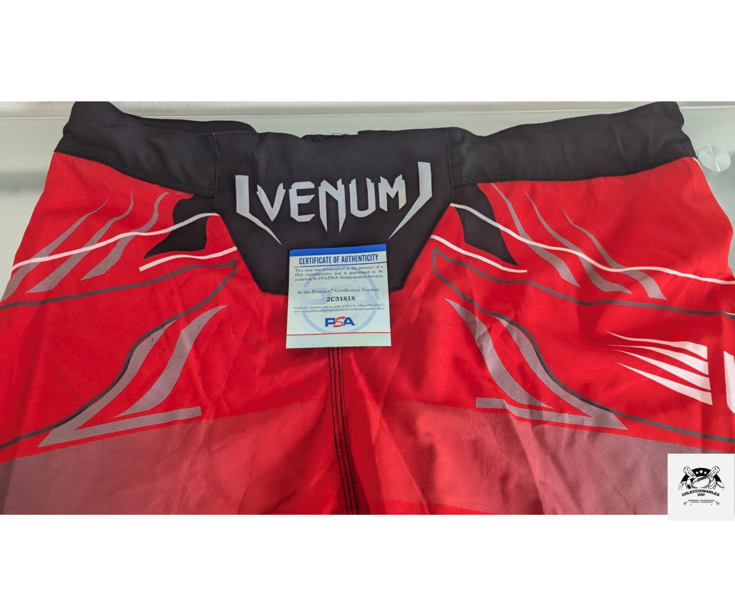 Raul Rosas Jr. shorts Venum autografiado firma certificada por PSA 2C31818