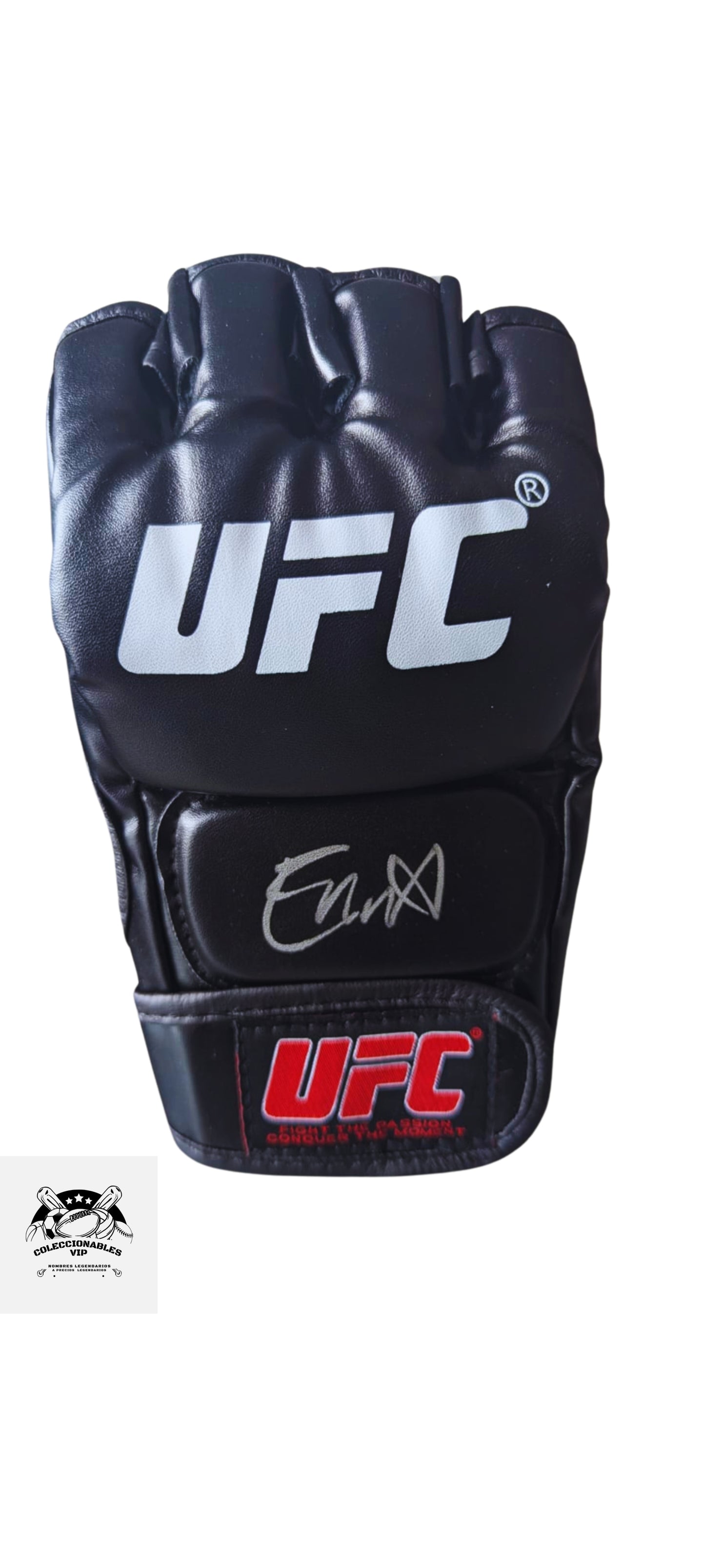 Erin Blanchfield “Cold Blooded” UFC Guante autografiado, firma certificada por la compañía Beckett con el número BM72602