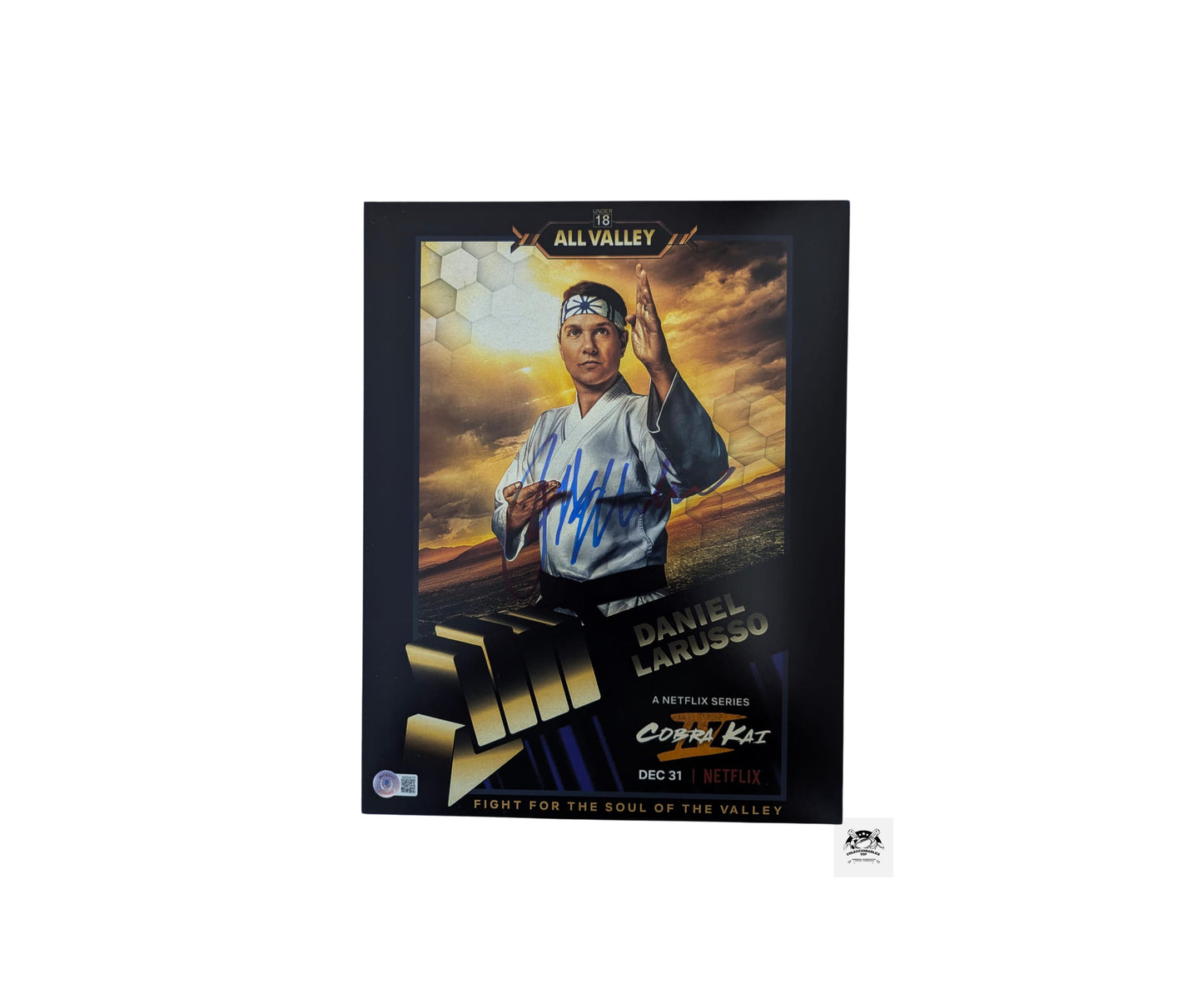Ralph Macchio Cobra Kai foto autografiada firma certificada por Beckett WS84078