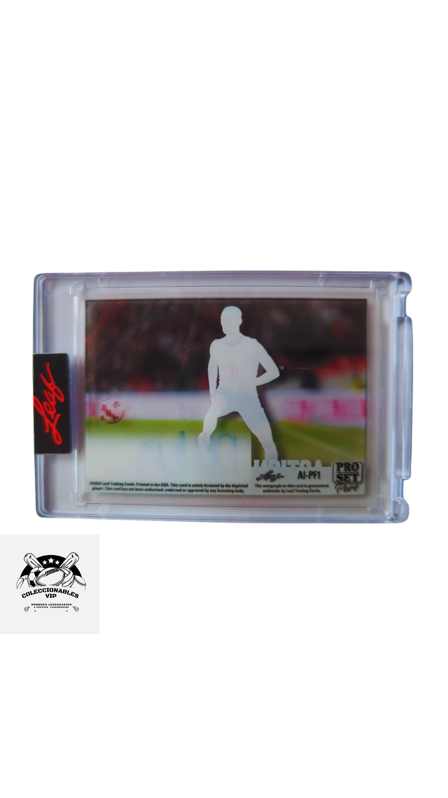 Phil Foden Tarjeta 9/25 Leaf Action Ink en el frente encontrarás autógrafo.