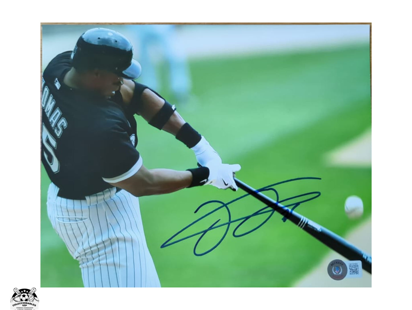 Frank Thomas Fotografía Chicago White Sox autografiada firma certificada por Beckett 1W191891.