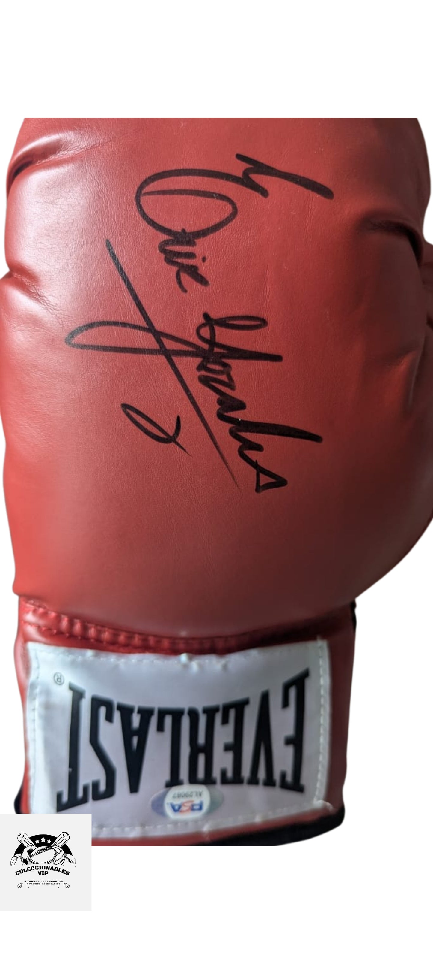 Erik “El Terrible” Morales guante autografiado certificado por PSA AL29087