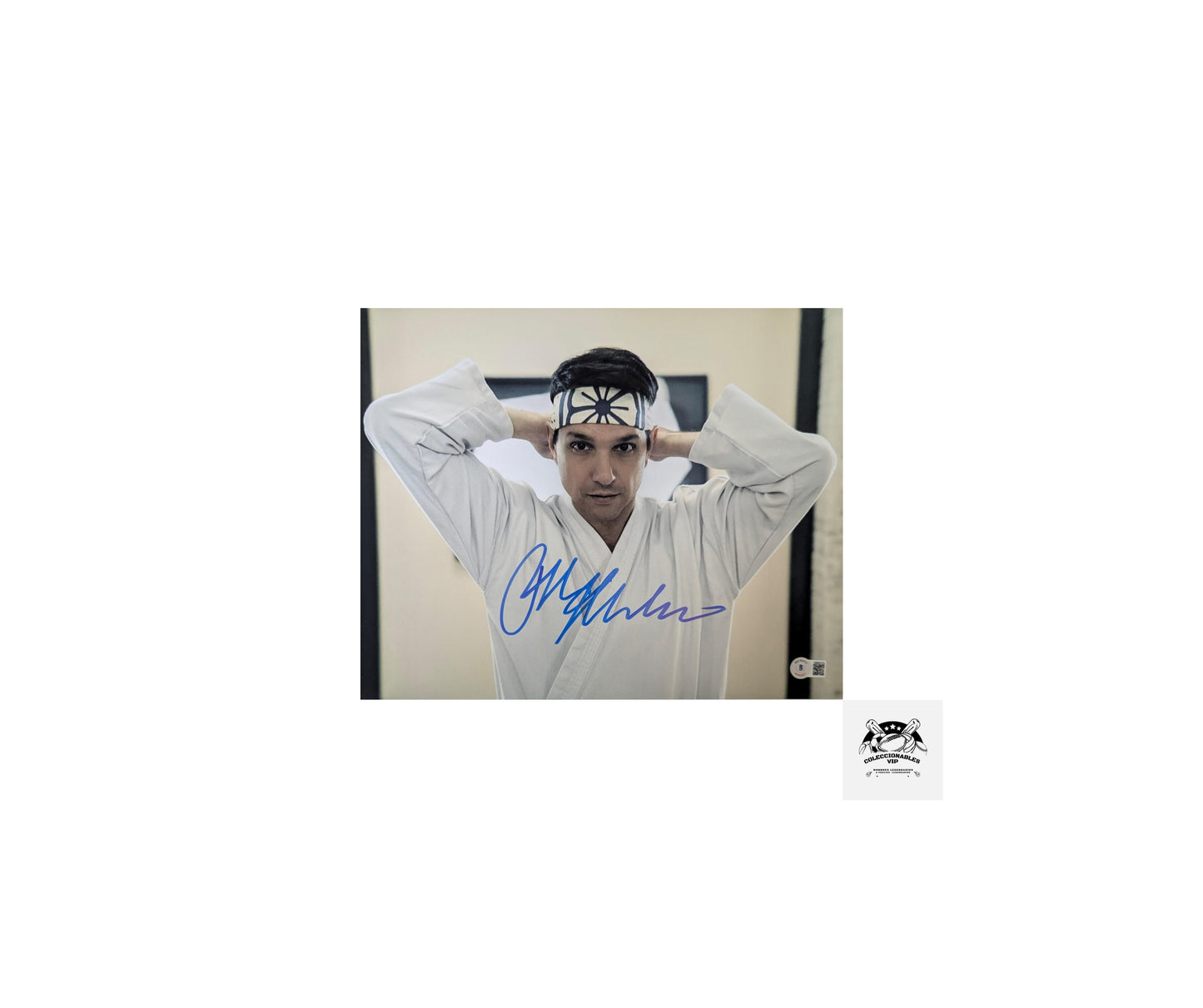 Ralph Macchio Karate Kid foto autografiada firma certificada por Beckett WS84172