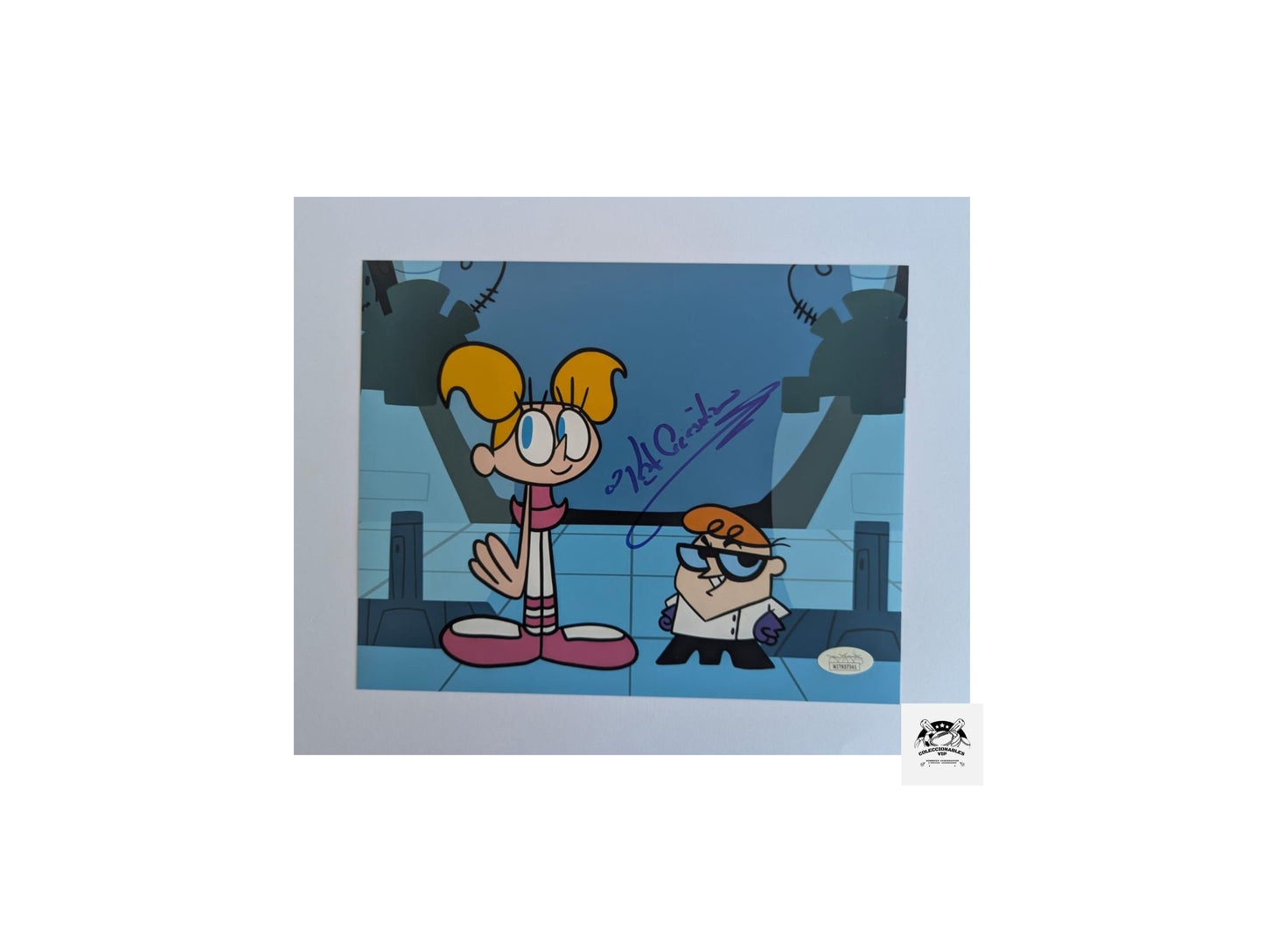 Kat Cressida voz de Dee Dee del Laboratorio de Dexter certificado JSA WIT937341