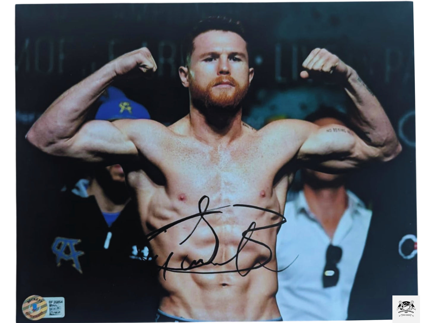 Saul “Canelo” Alvarez Fotografía Autografiada firma certificada por Beckett BF35854