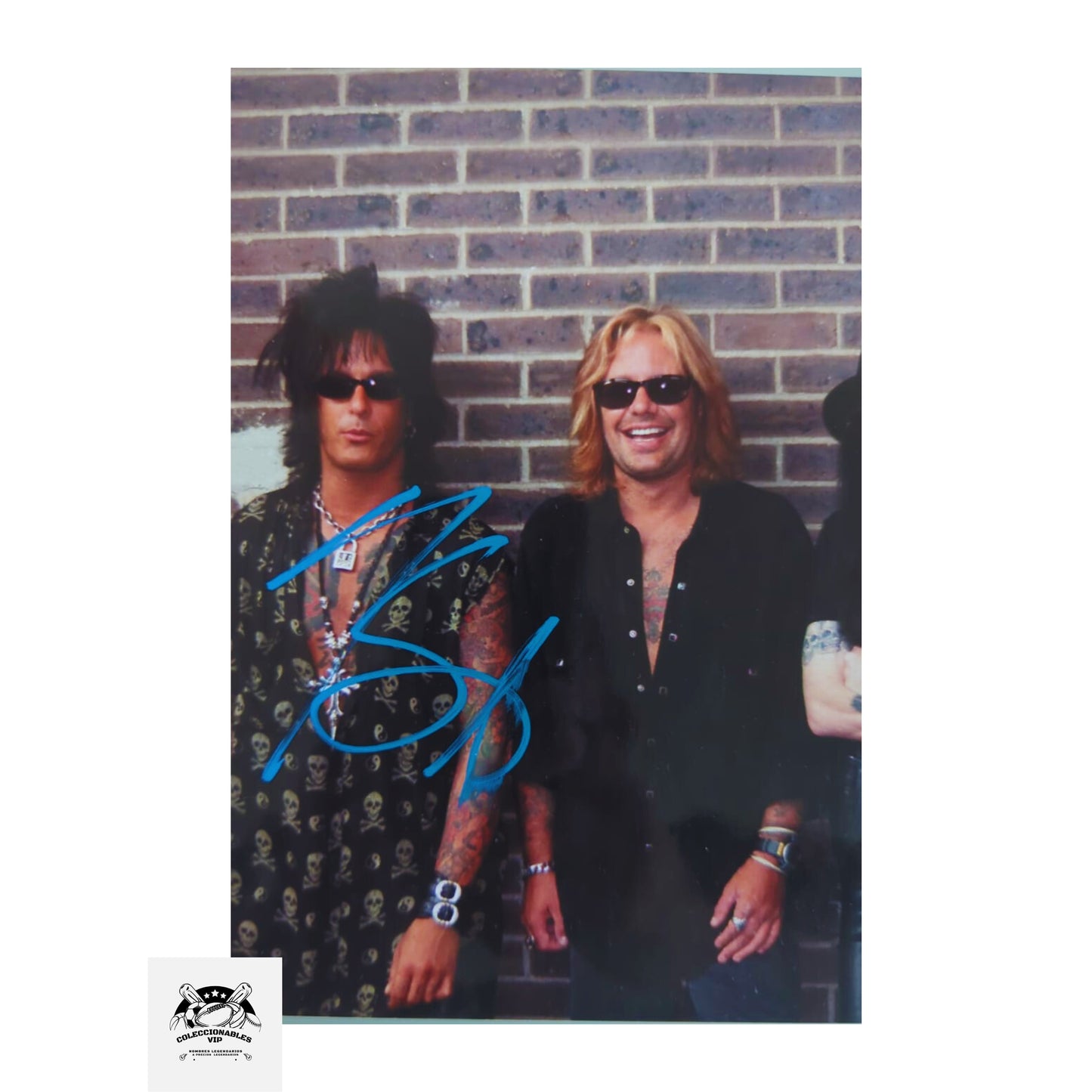 Nikki Sixx grupo Mötley Crüe fotografía autografiada certificada por JSA AT02245
