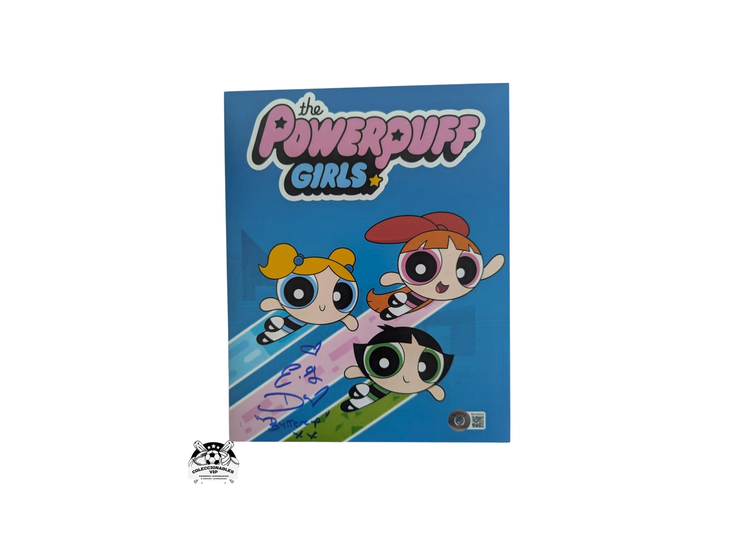 Chicas superpoderosas voz de Bellota EG Daily autografo Beckett BA52022
