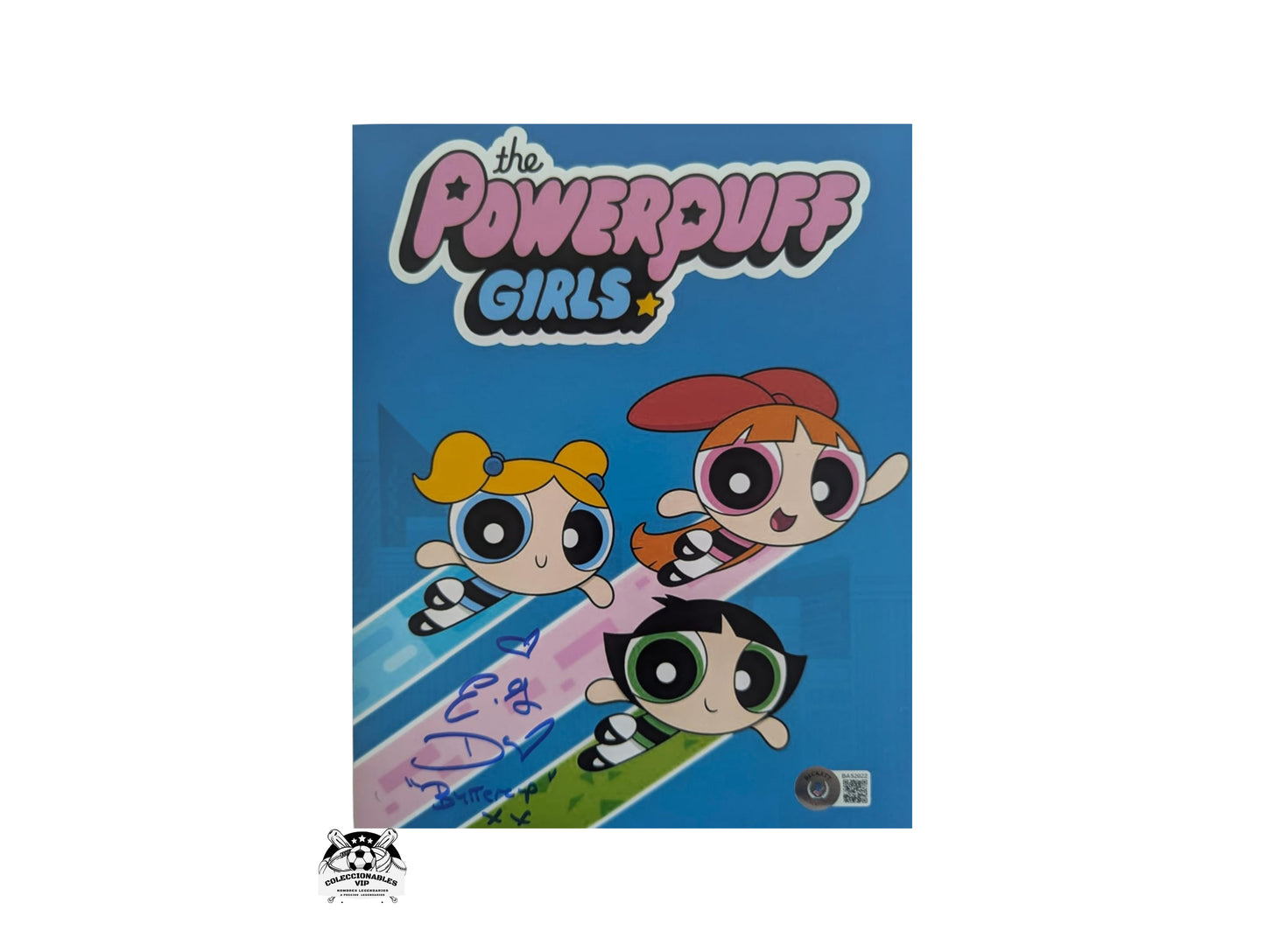 Chicas superpoderosas voz de Bellota EG Daily autografo Beckett BA52022