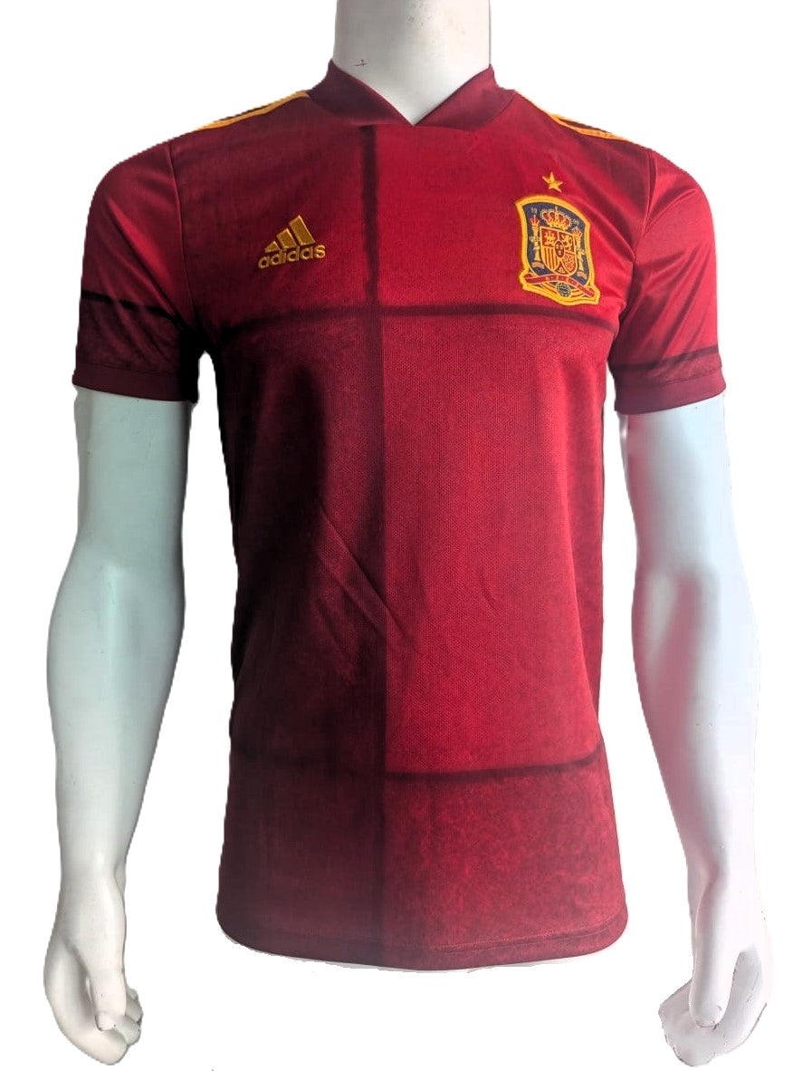 Xavi Hernández Playera España autografiada firma autentificada por la compañía Beckett con el número WU79733.