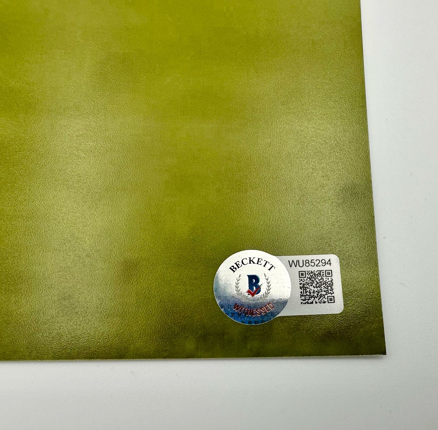Dani Alves Fotografía Brasil Autografiada firma certificada por Beckett WU85294 y WU85295