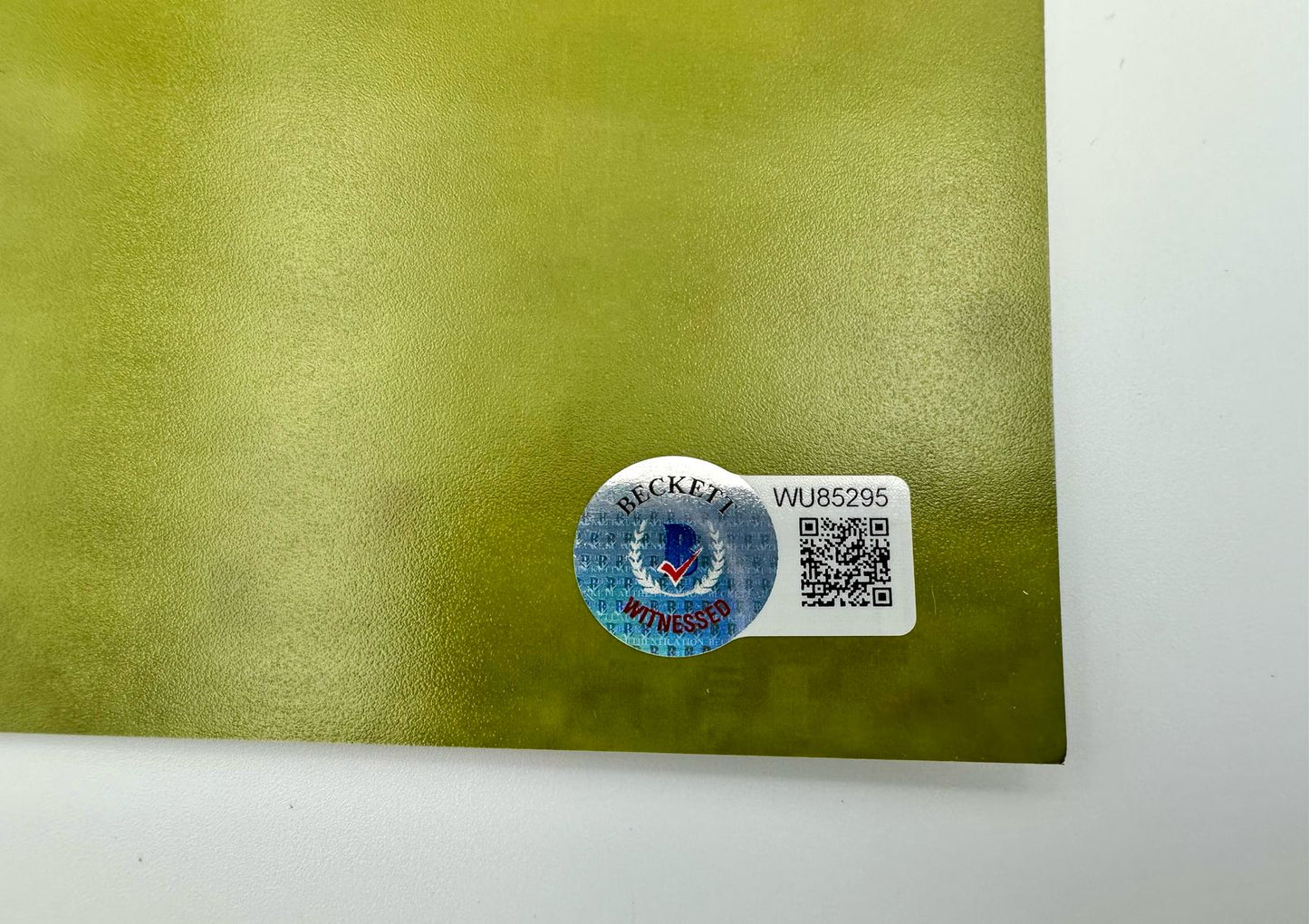 Dani Alves Fotografía Brasil Autografiada firma certificada por Beckett WU85294 y WU85295