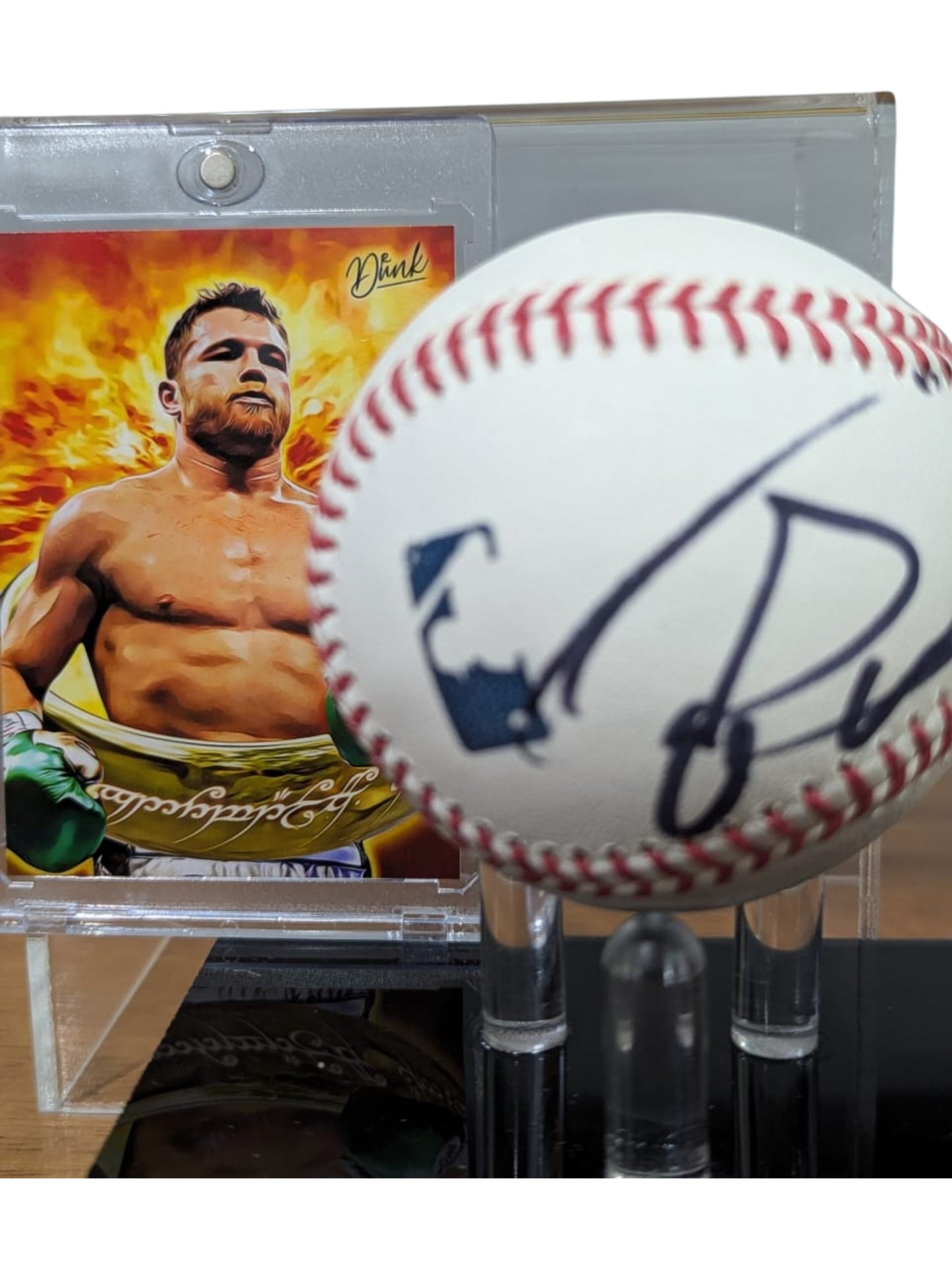 Única Pelota de Baseball Rawling firmada por Canelo Álvarez firma certificada por PSA/DNA AL51221