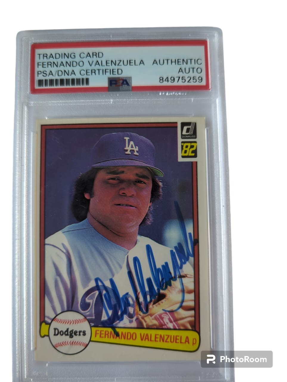 TARJETA Autografiada por Fernando Valenzuela