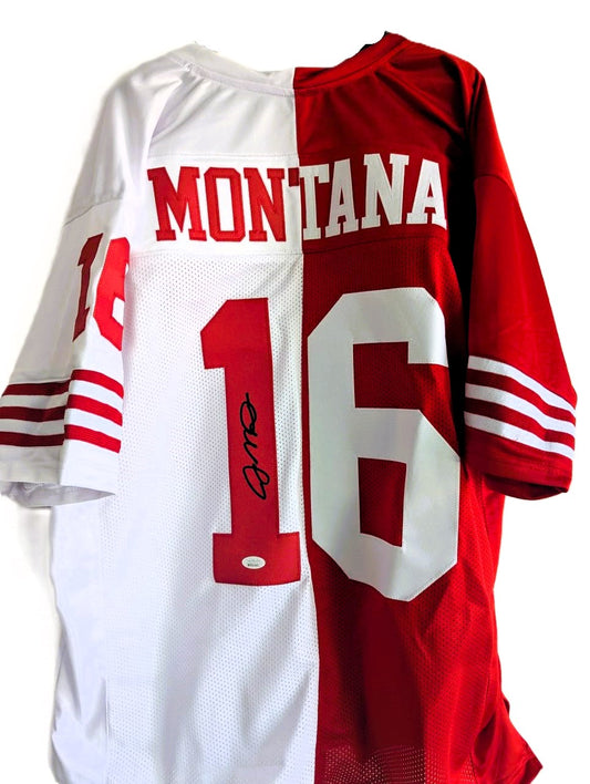 Joe Montana Playera 49ers Autografiada firma autenticada por la compañía JSA WPP014631