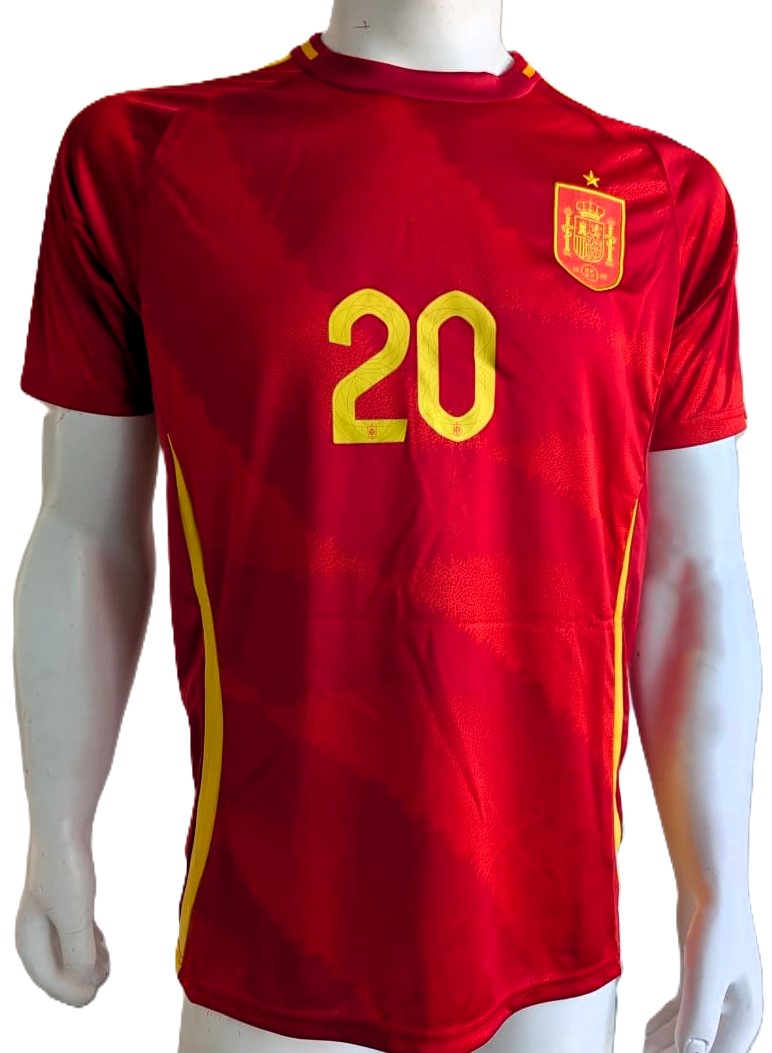 Pedri Playera España autografiada, firma certificada por Beckett FI21313