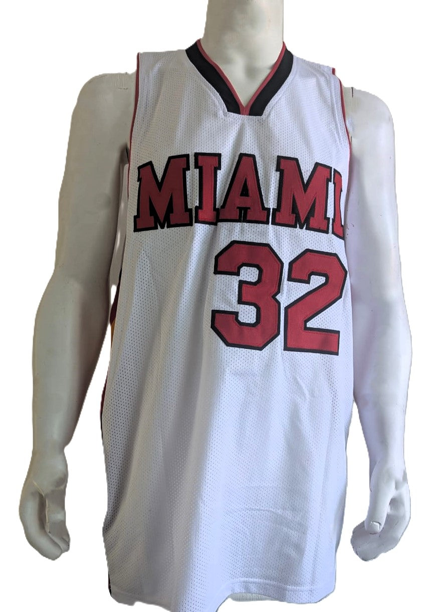 Shaquille O’Neal Playera Miami Heat Autografiada Certificada por Beckett W869002.